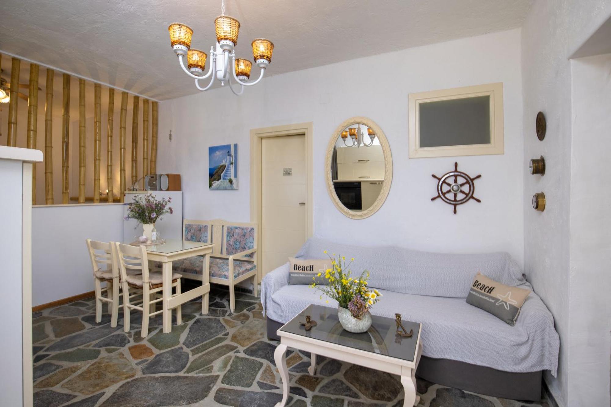 Aegean View - Seaside Apartment In Syros アゾリムノス エクステリア 写真